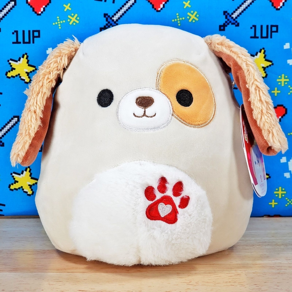 Squishmallow Harrison the Valentine's Day Puppy Dog 8" 2022 UltraSoft Plush